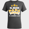 Camiseta efecto jeans para el día del padre diseño Mejor Papá