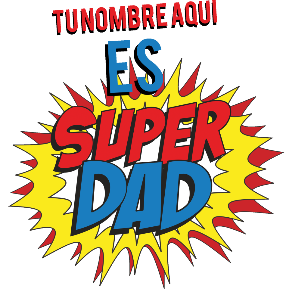Camiseta para el día del padre diseño SuperDad