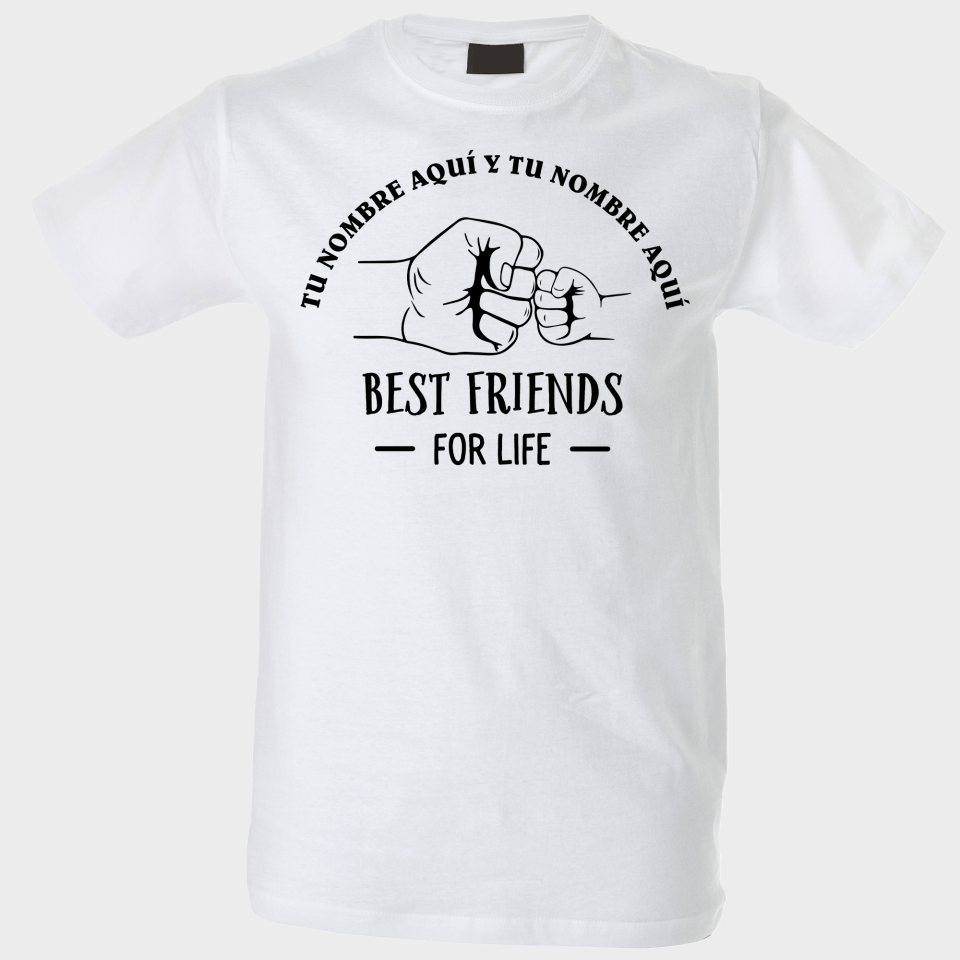 Camiseta para el día del padre diseño Best Friends