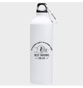 Bidón de aluminio para el día del padre diseño Best Friends