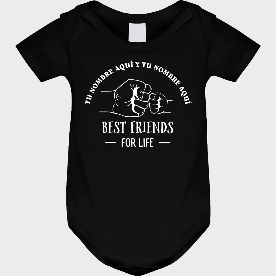 Body bebé para el día del padre diseño Best Friends