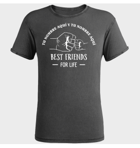 Camiseta efecto jeans para el día del padre diseño Best Friends