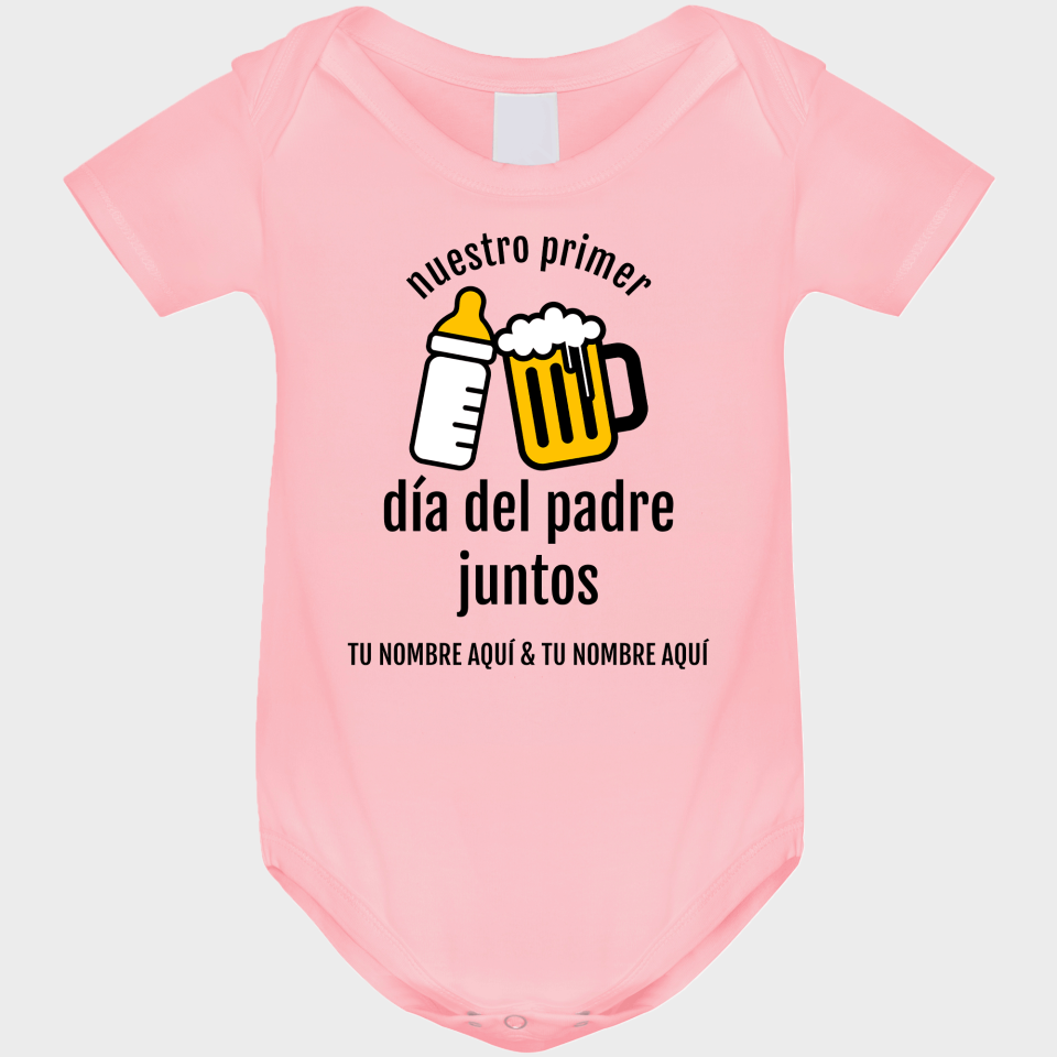 Body bebé para el día del padre diseño Primer Día
