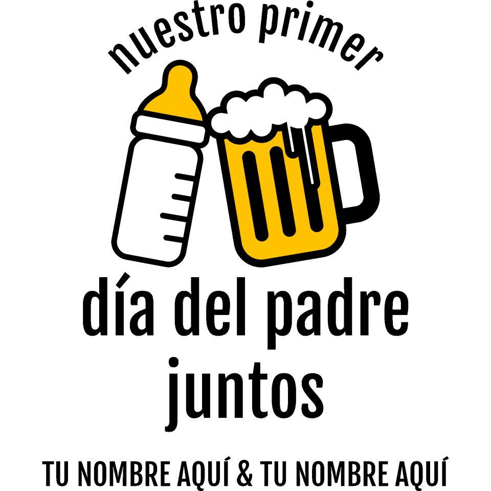 Body bebé para el día del padre diseño Primer Día