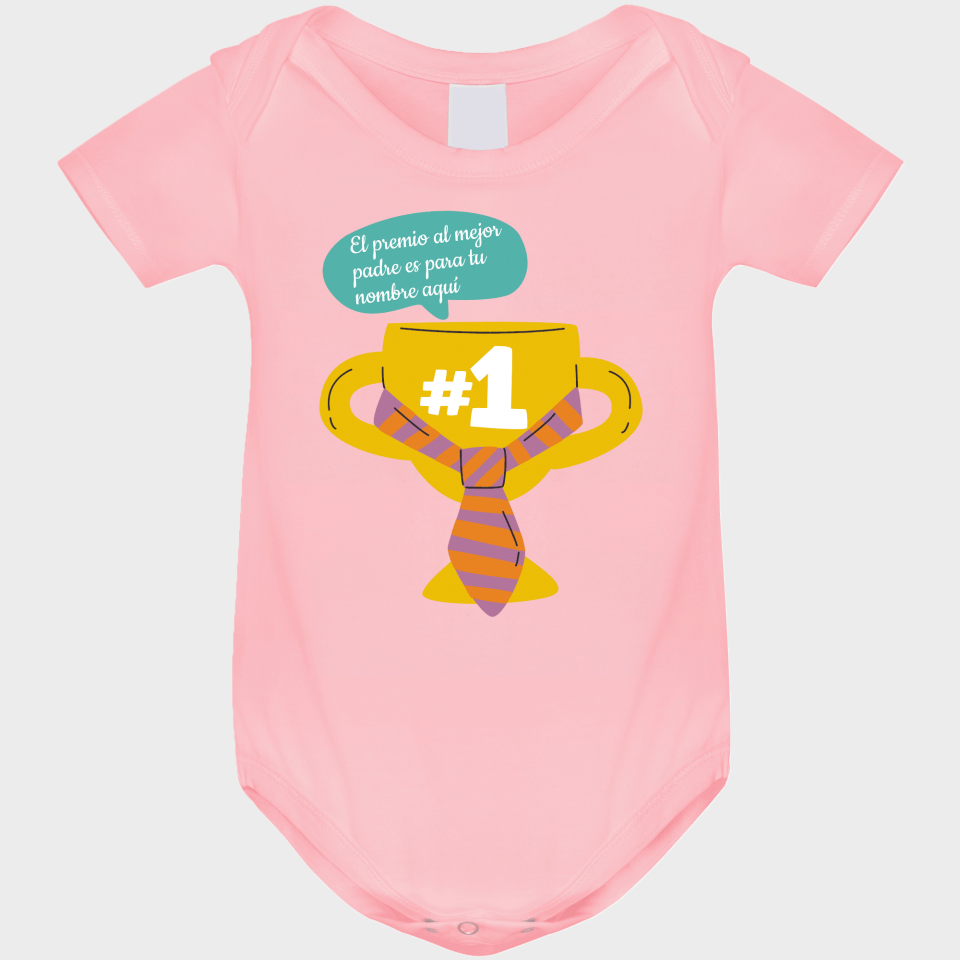 Body bebé para el día del padre diseño Copa