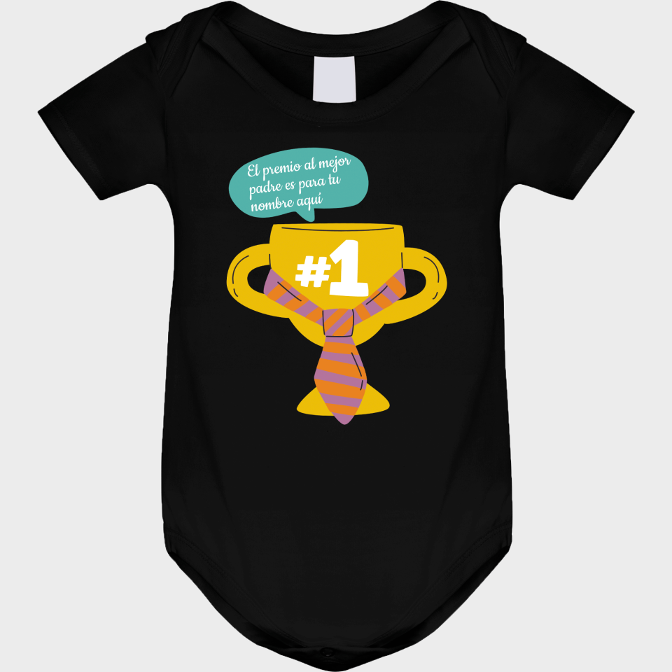Body bebé para el día del padre diseño Copa