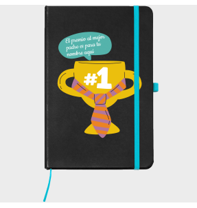 Bloc de notas A5 para el día del padre diseño Copa