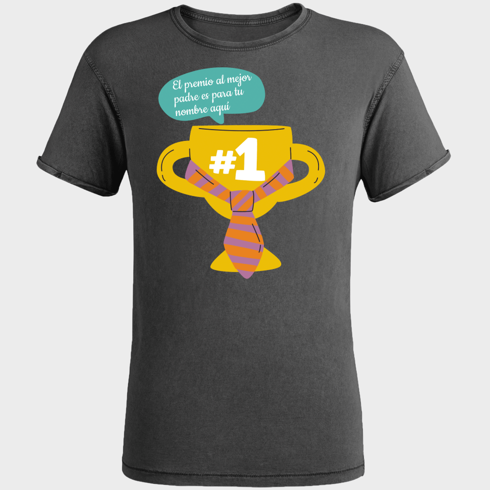 Camiseta efecto jeans para el día del padre diseño Copa