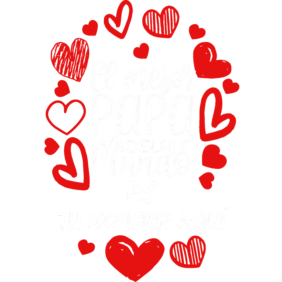 Camiseta efecto jeans para el día del padre diseño El Mejor Papá Del Mundo