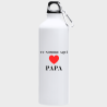 Bidón de aluminio para el día del padre diseño Love