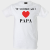 Camiseta para el día del padre diseño Love