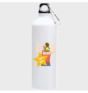 Bidón de aluminio para el día del padre diseño Padre e Hija