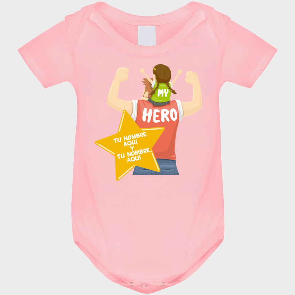 Body bebé para el día del padre diseño Padre e Hija