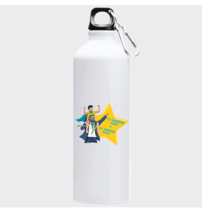 Bidón de aluminio para el día del padre diseño Padre e Hijo