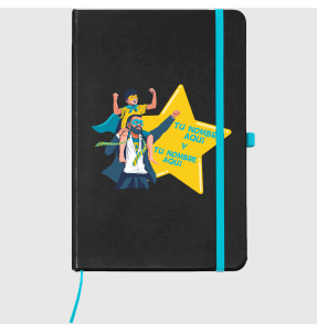 Bloc de notas A5 para el día del padre diseño Padre e Hijo