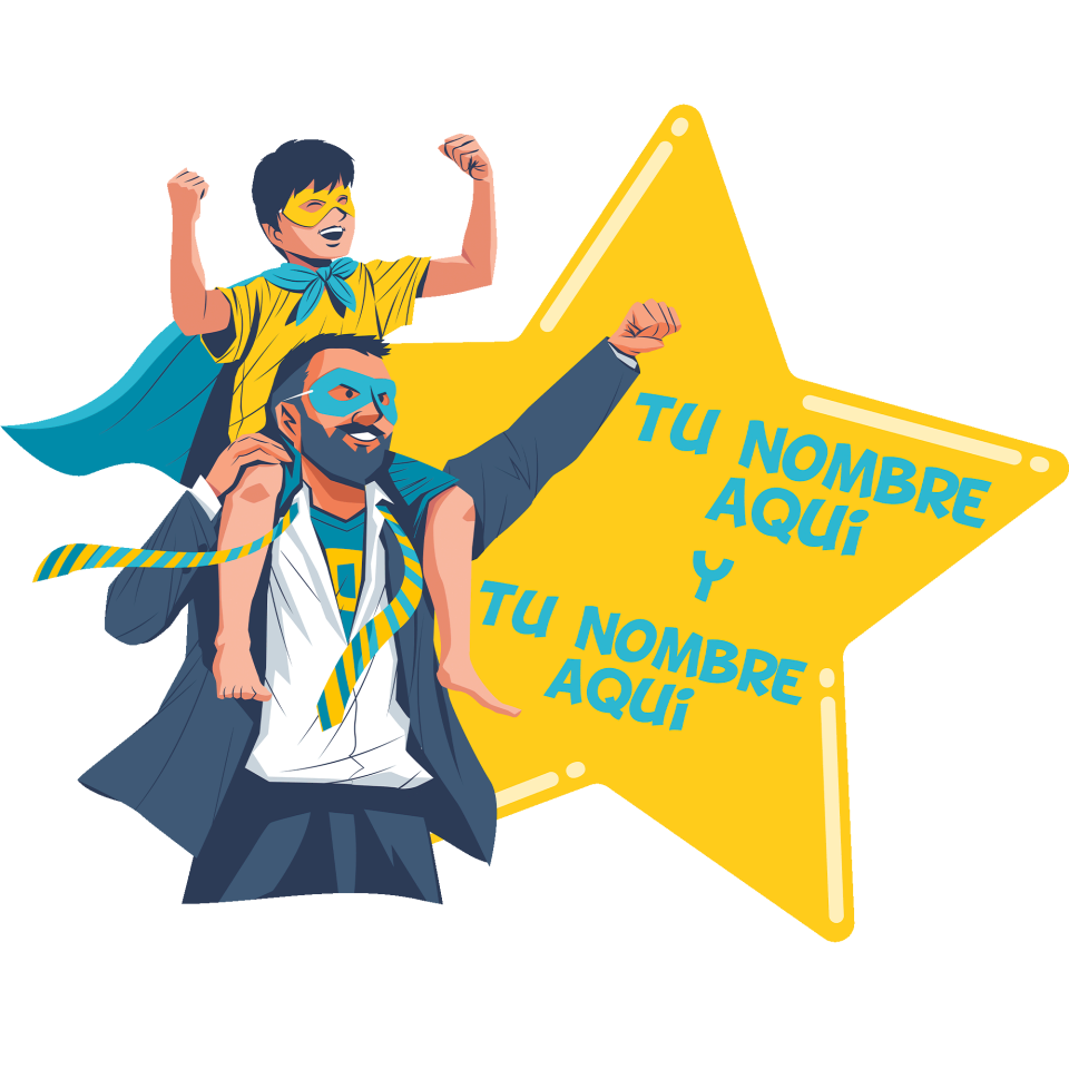 Body bebé para el día del padre diseño Padre e Hijo