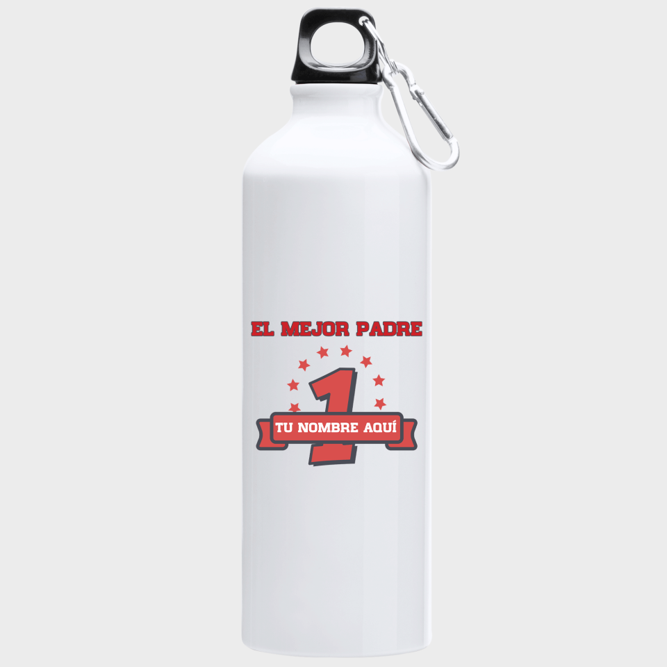Bidón de aluminio para el día del padre diseño Número Uno