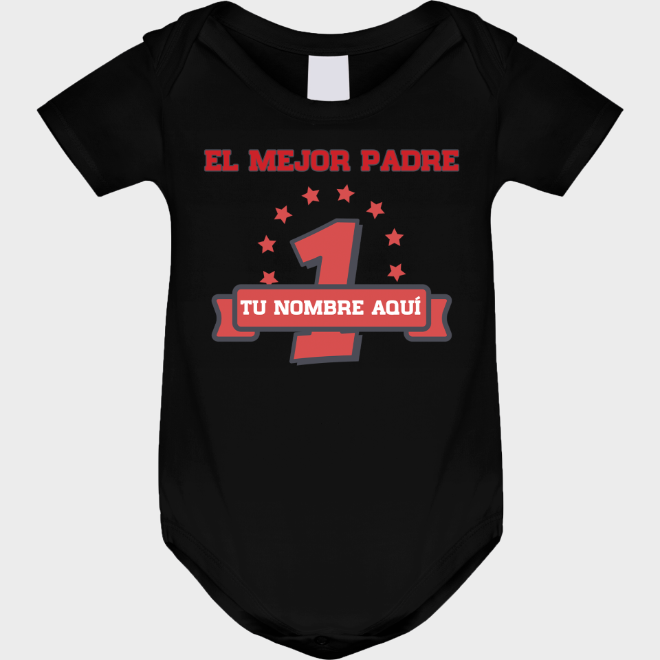 Body bebé para el día del padre diseño Número Uno