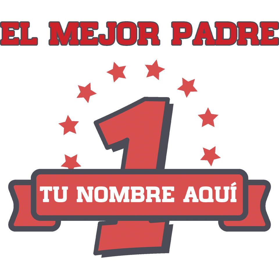 Camiseta para el día del padre diseño Número Uno