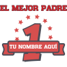 Camiseta para el día del padre diseño Número Uno