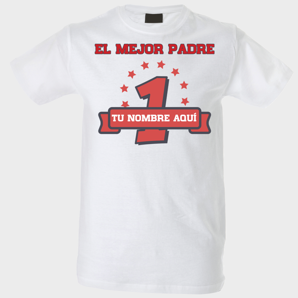 Camiseta para el día del padre diseño Número Uno