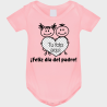 Body bebé para el día del padre diseño Corazón