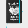 Bloc de notas A5 para el día del padre diseño Corazón