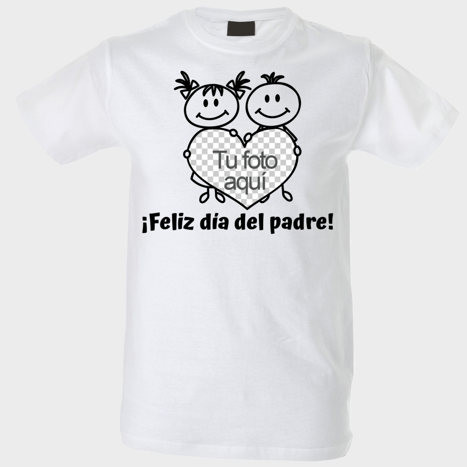 Camiseta para el día del padre diseño Corazón
