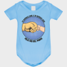 Body bebé para el día del padre diseño Manos