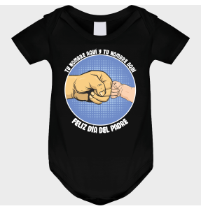 Body bebé para el día del padre diseño Manos