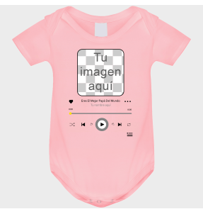 Body bebé para el día del padre diseño Canción