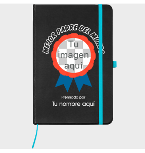 Bloc de notas A5 para el día del padre diseño Premio