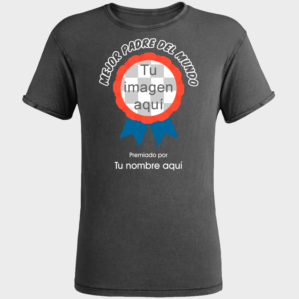 Camiseta efecto jeans para el día del padre diseño Premio