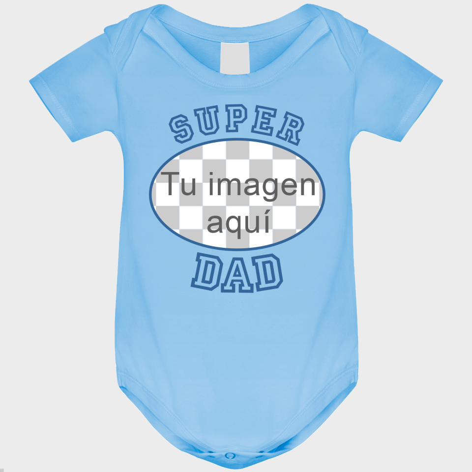 Body bebé para el día del padre diseño Súper