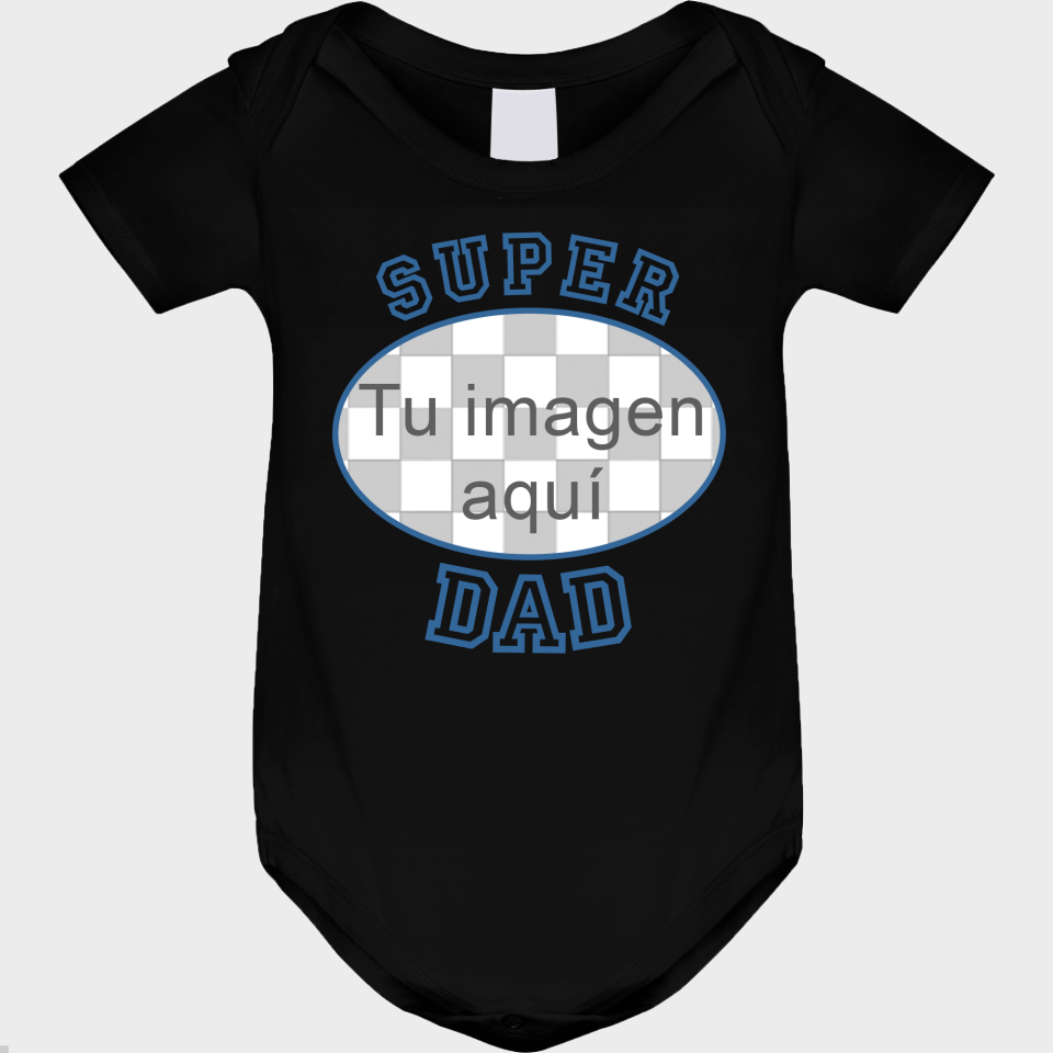 Body bebé para el día del padre diseño Súper