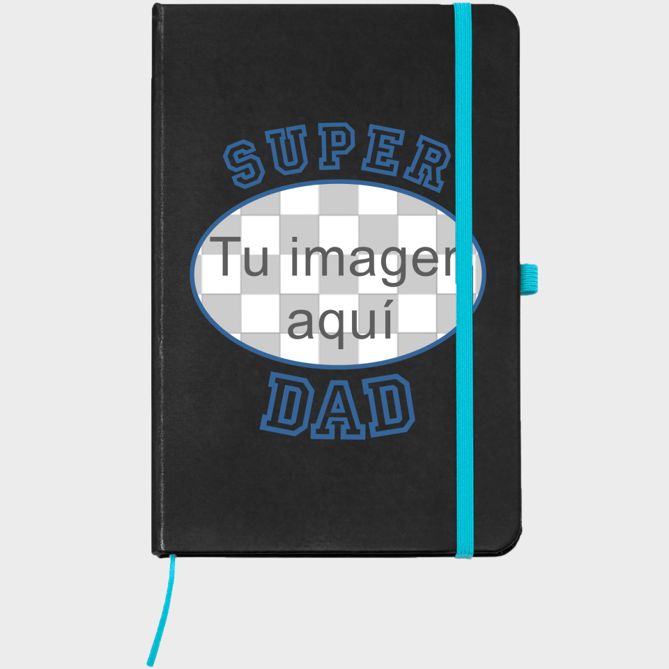 Bloc de notas A5 para el día del padre diseño Súper