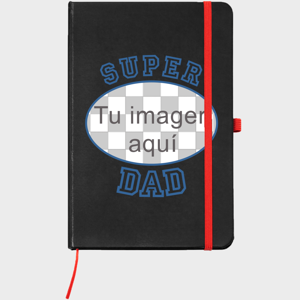 Bloc de notas A5 para el día del padre diseño Súper