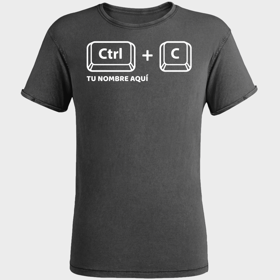 Camiseta efecto jeans para el día del padre diseño Copia y Pega