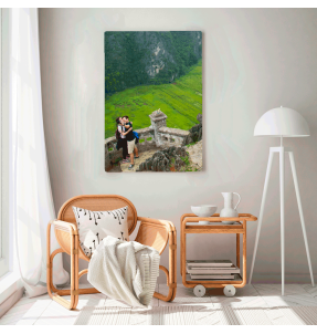 Lienzo 70 x 50 cm rectangular vertical personalizado urgente