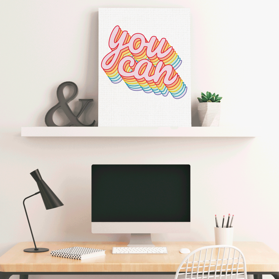 Lienzo 25 x 20 cm rectangular vertical personalizado urgente