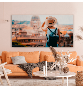 Lienzo 50 x 100 cm rectangular horizontal personalizado urgente