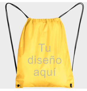 Mochila de cordones básica personalizada urgente