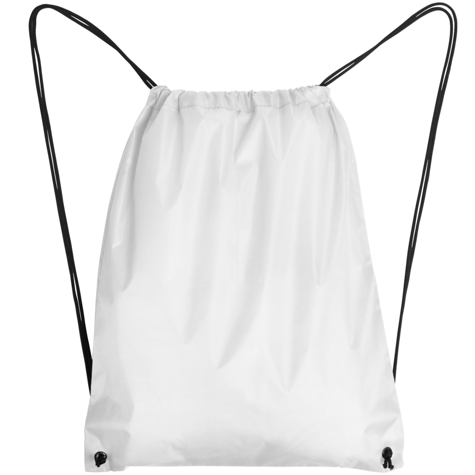Mochila de cordones blanca básica Hamelin personalizada urgente