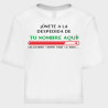Camiseta talle corto despedida de soltera personalizable: Calculando