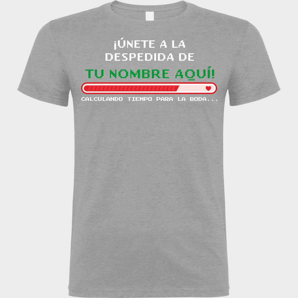 Camiseta despedida de soltero personalizable: Calculando