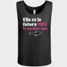 Camiseta de tirantes despedida de soltera personalizable: Ella es la futura mrs