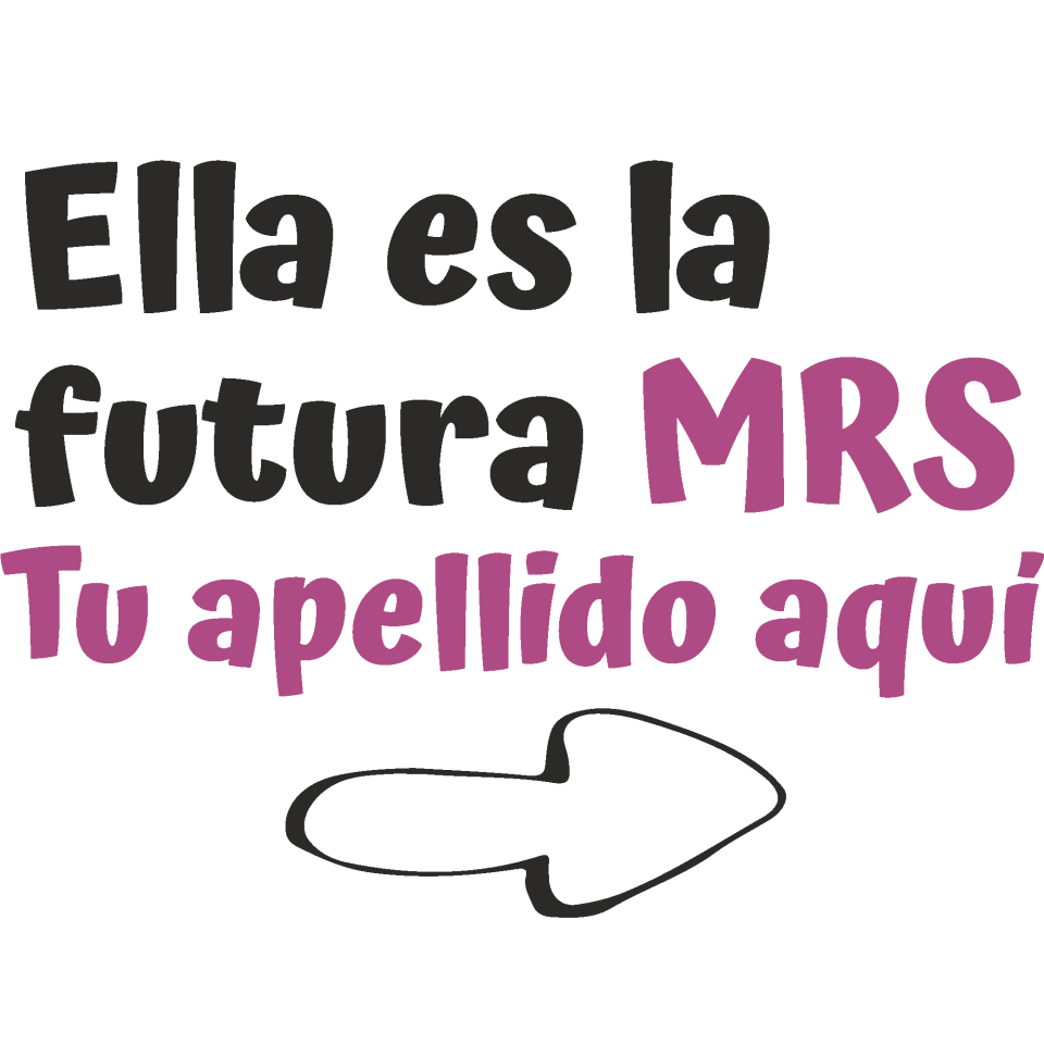 Camiseta talle corto despedida de soltera personalizable: Ella es la futura mrs