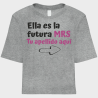Camiseta talle corto despedida de soltera personalizable: Ella es la futura mrs