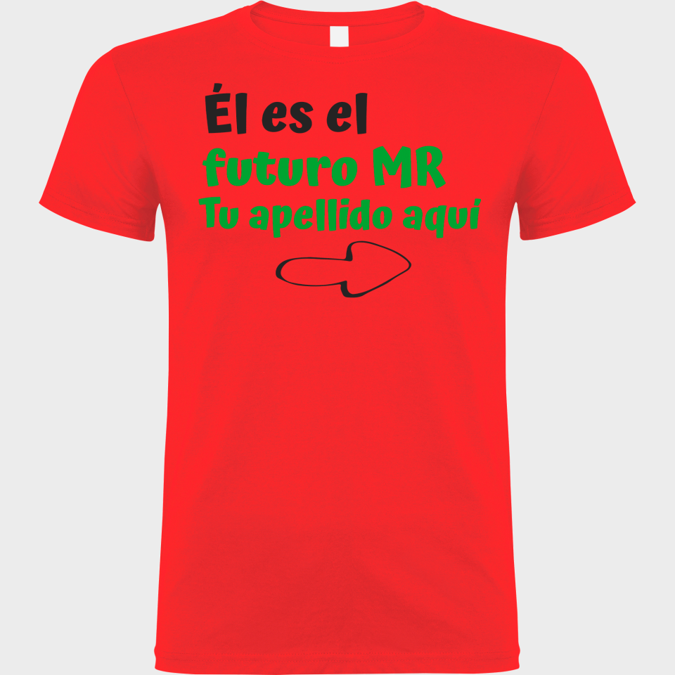 Camiseta despedida de soltero personalizable: Futuro mr