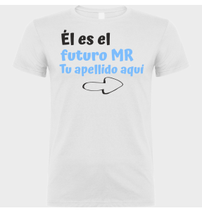 Camiseta despedida de soltero personalizable: Futuro mr